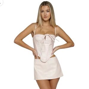 NWT Miaou Aphex Corset Pink